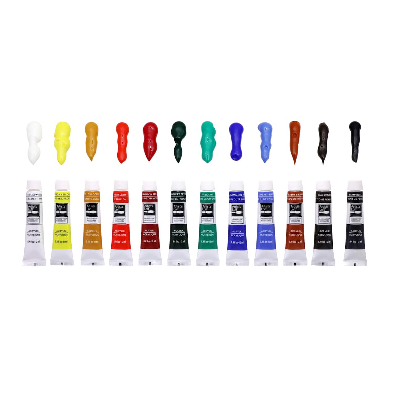 12 Colour Acrylic Paints by Artist's Loft™ Necessities™